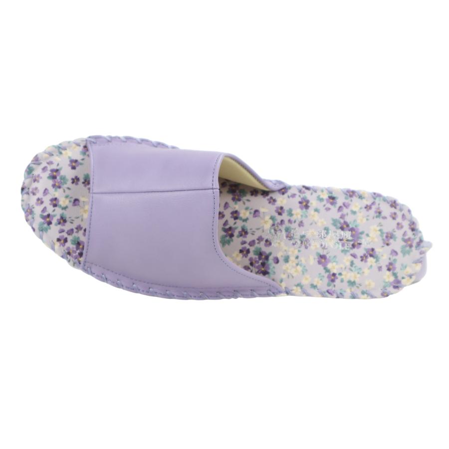 パンジー pansy レディースサンダル 女性用 婦人用 スリッパ ルームシューズ 靴 花柄 室内履き 部屋履き 8694 パープル | PANSY | 03