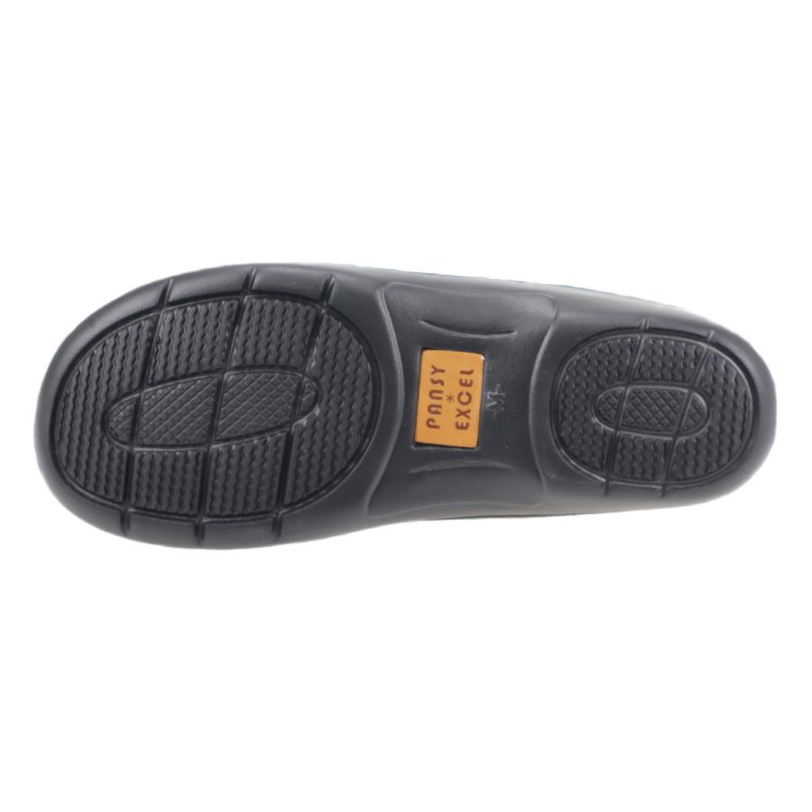 Pansy パンジー コンフォート レディースサンダル  女性用 婦人用 部屋履き 事務所 オフィス 足にフィットする 9196 ブラック |  | 05