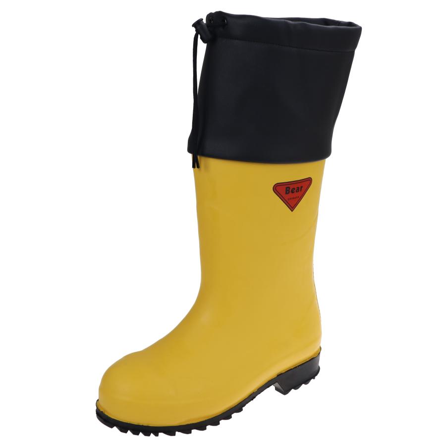 セーフティベアー 白熊 ＃1001 SIBATA シバタ工業 メンズ 防寒ブーツ 防寒長靴 倉庫 寒冷地 冷蔵庫 冷凍庫 運輸現場にも AC092 カバー付き イエロー | シバタ工業 | 01