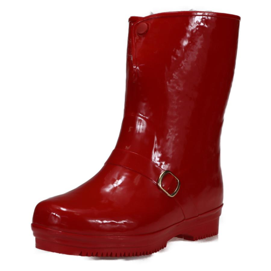 弘進ゴム レディース 婦人 前ボタン付き 作業 軽量タイプ 防寒長靴 レインブーツ ボア裏で暖かい 冬 寒冷地 スズランライトbms レッド B0142as てくてく 通販 Yahoo ショッピング