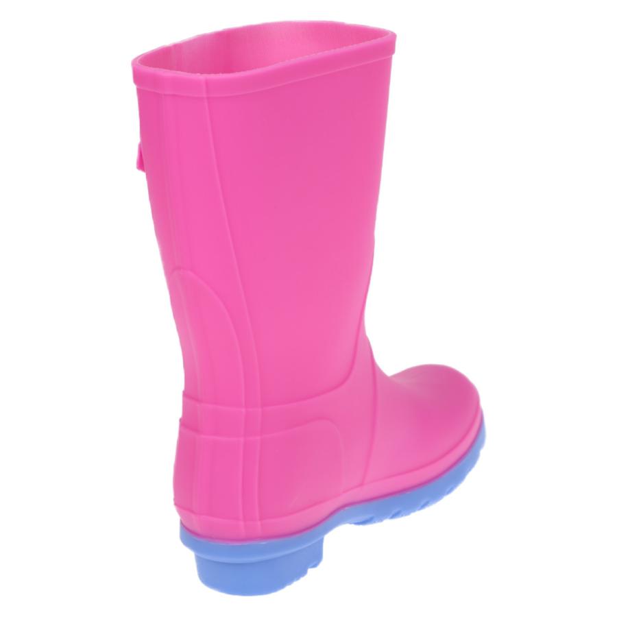 【在庫限り】弘進ゴム キッズ 子供 男の子 女の子 レインブーツ ジュニア おしゃれ長靴 雨靴 梅雨 チシルチシル ピンク |  | 02