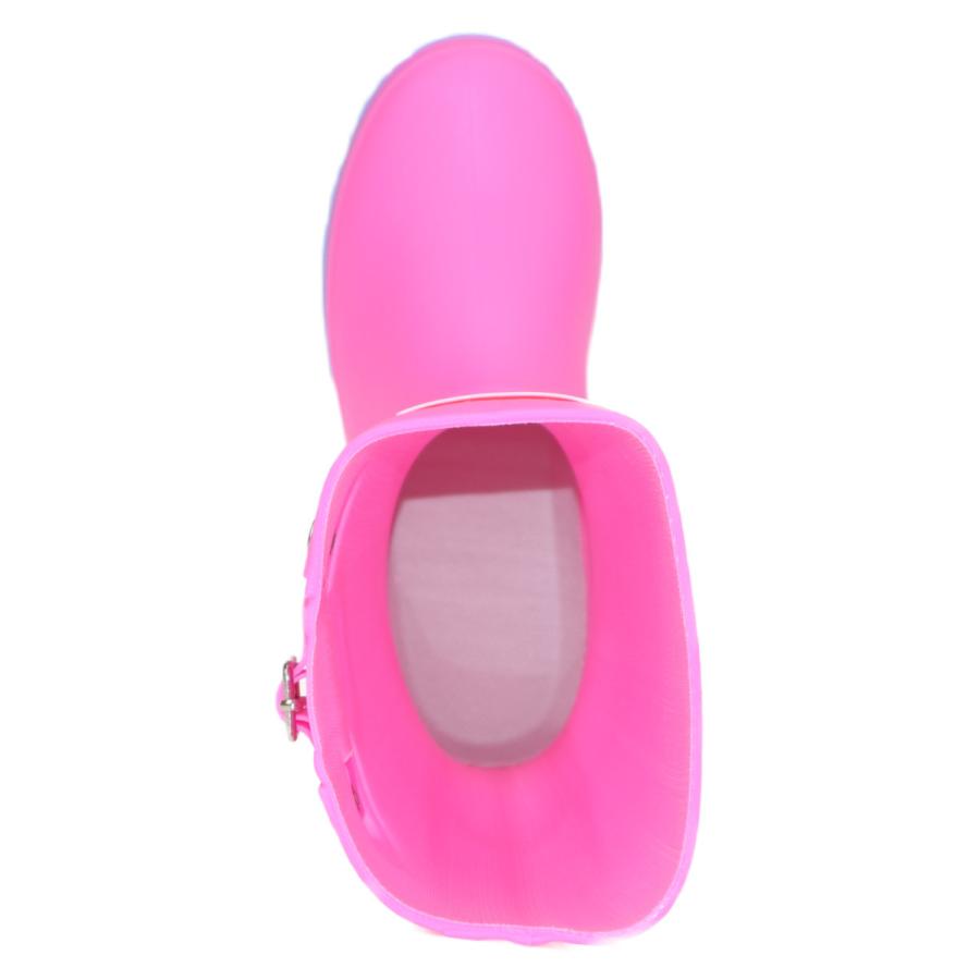 【在庫限り】弘進ゴム キッズ 子供 男の子 女の子 レインブーツ ジュニア おしゃれ長靴 雨靴 梅雨 チシルチシル ピンク |  | 03