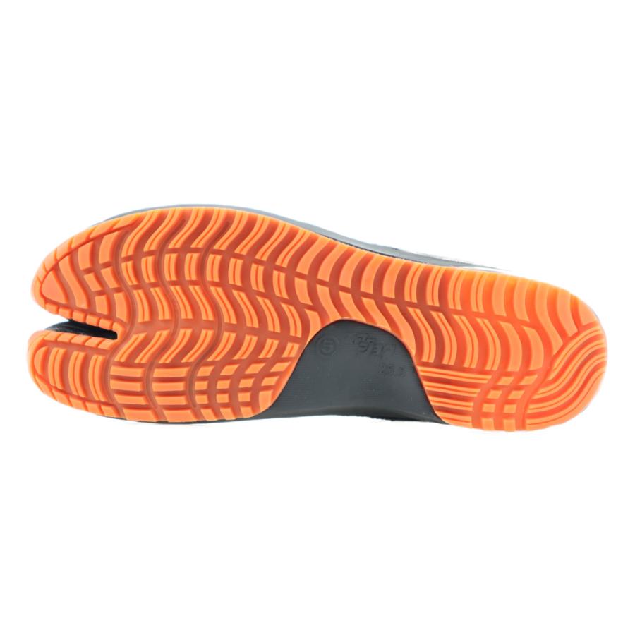 祭り足袋 丸五 メンズ レディース 紳士 女性 エアークッション入り 地下足袋 祭り衣装 神輿 ハッピに エアージョグV6枚 ブラック | MARUGO | 04