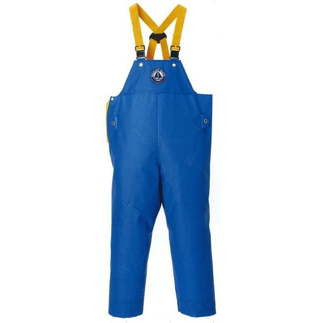 カッパ メンズ 紳士 水産用合羽 サロペット レインパンツ ズボン