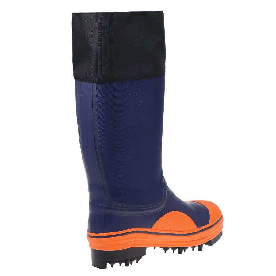 【新品✨️】ミツウマ スパイク長靴 ネイビー 26cm 滑りづらい 登山 林業 新品✨️】ミツウマ スパイク長靴 ネイビー 26cm 滑りづらい