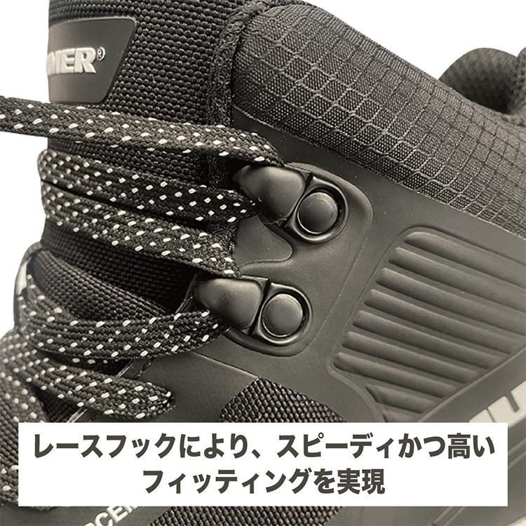 HUMMER（ハマー） メンズ スニーカー シューズ 靴 HM-S100 ブラック 透