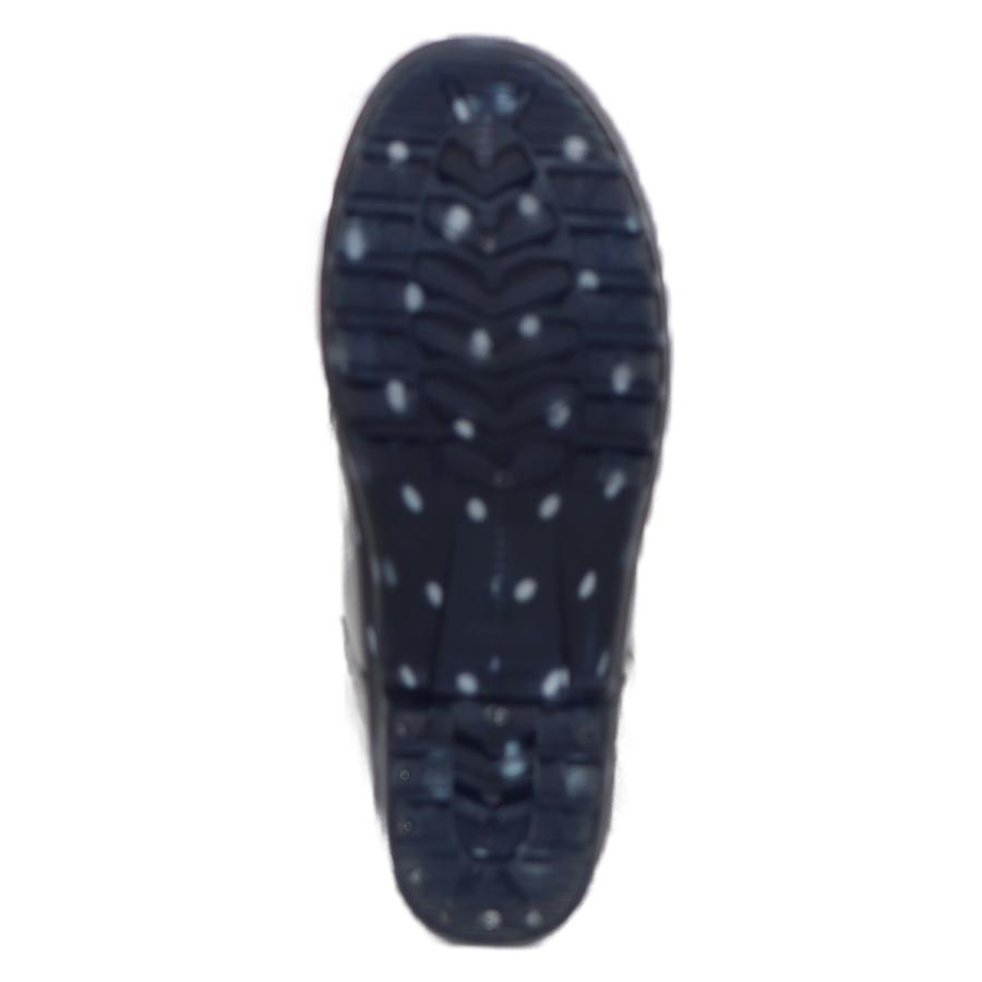 モンフレール レディース 女性用 長靴 かわいい ロング 丈 レインブーツ ガーデニング 園芸など LB8120 ドットネイビー |  | 04