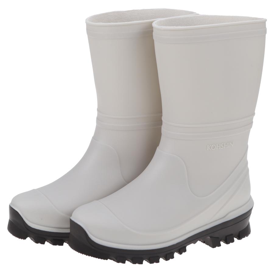 【暑熱対策】レディース 長靴 レインブーツ 弘進ゴム ムレノン LT03 白 シロ ホワイト 農家 農作業 酪農 暑さ対策 蒸れ対策 暑熱対策 夏場 | 