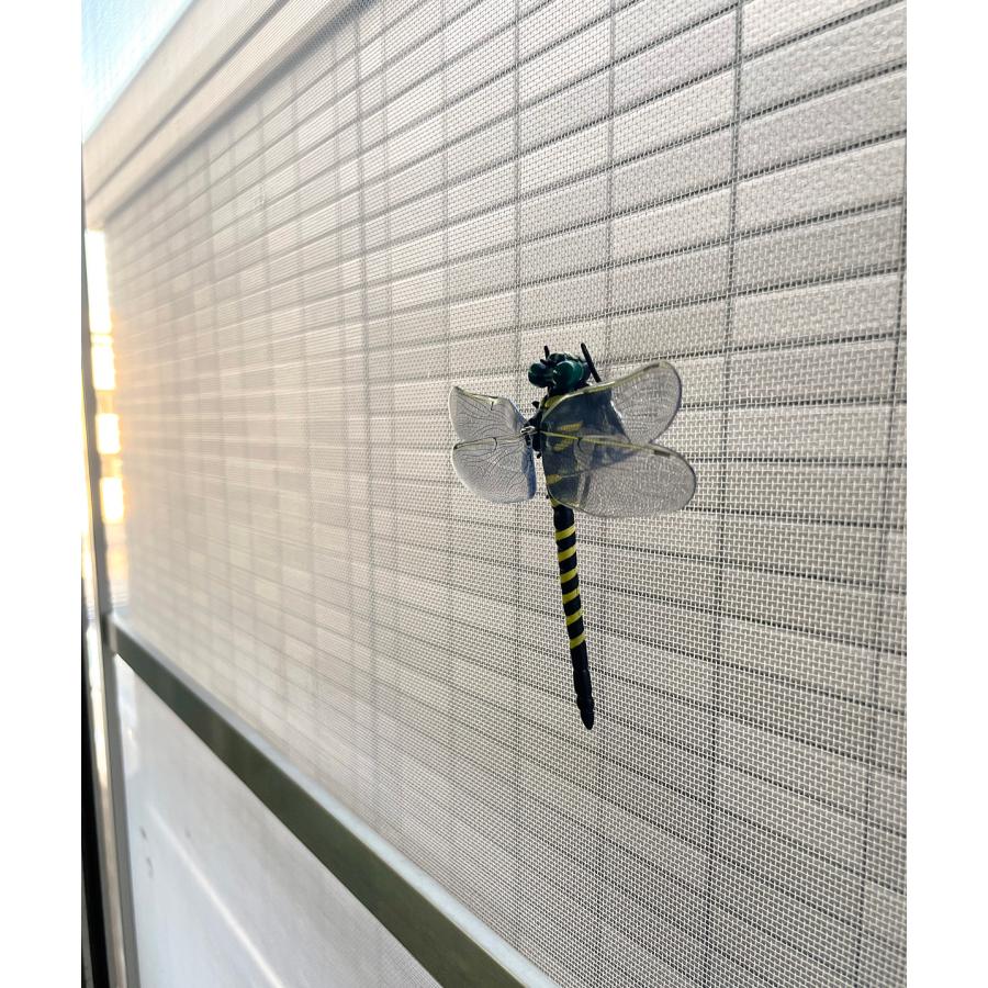 虫よけ ミキロコス イヤ〜な虫の天敵 オニヤンマ兄弟 Ｍ56 マグネット＆吸盤付き MIKI LOCOS 害虫対策 虫よけ 網戸 窓ガラス対応 |  | 02