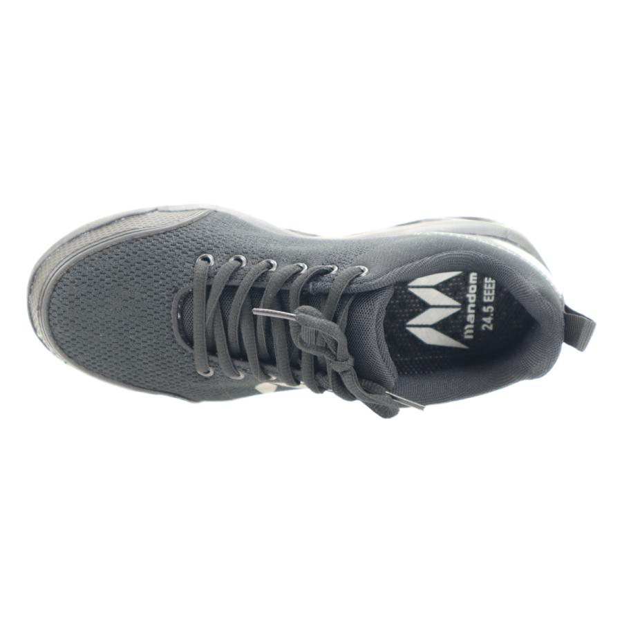 丸五 MARUGO マルゴ 安全靴 メンズ レディース スニーカー ローカットモデル 作業靴 おしゃれ マンダムニット001 ブラック | MARUGO | 03