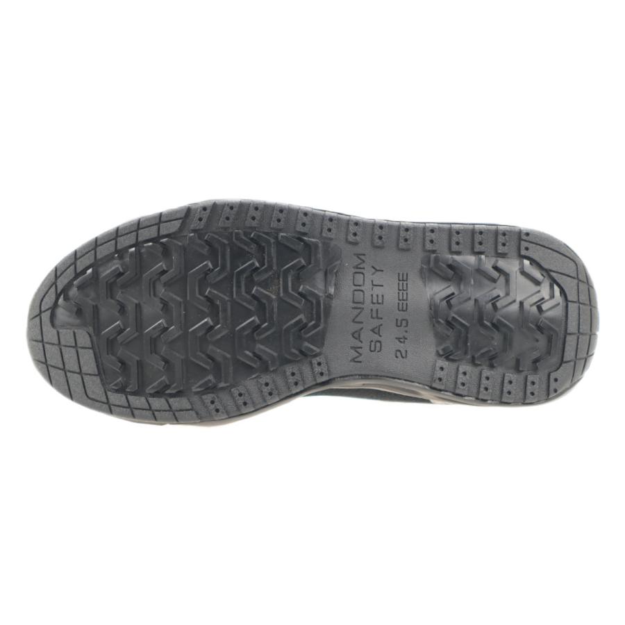 丸五 MARUGO マルゴ 安全靴 メンズ レディース スニーカー ローカットモデル 作業靴 おしゃれ マンダムニット001 ブラック | MARUGO | 04