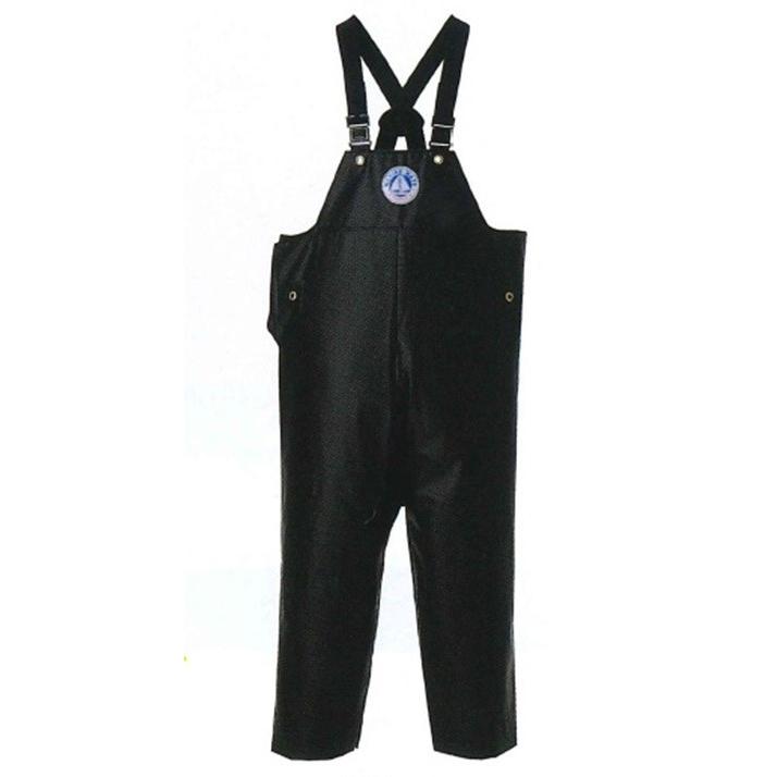 マリンメイト 水産カッパ 4L 胸付ズボン サロペットレインウェア カッパ メンズ 紳士 水産用合羽 サロペット レインズボン 漁師