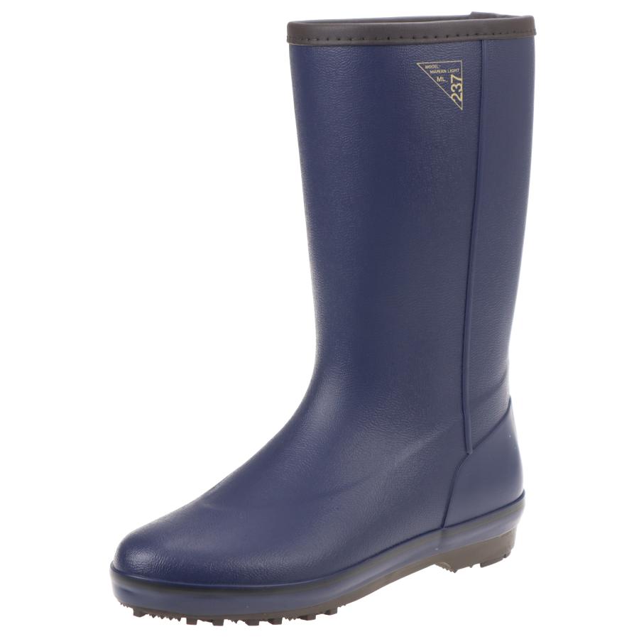 弘進ゴム  レディース 女性用 婦人用 レインブーツ 長靴 農作業 田植え 軽量 マリアンライトML237 ネイビー |  | 01