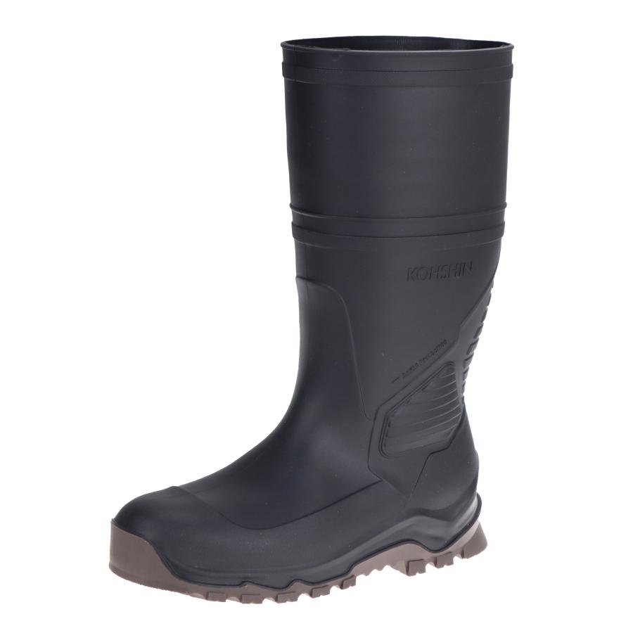 【暑熱対策】メンズ 長靴 レインブーツ 弘進ゴム ムレノン MT02 黒 ブラック 農家 農作業 酪農 暑さ対策 蒸れ対策 暑熱対策 夏場 |  | 01