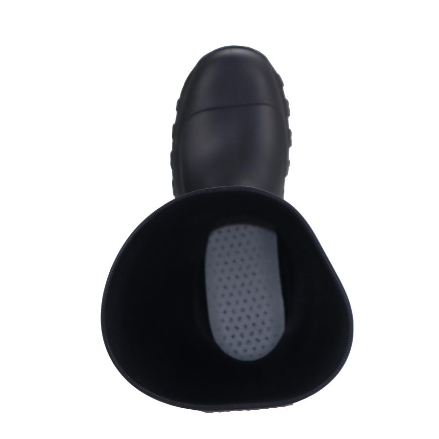 【暑熱対策】メンズ 長靴 レインブーツ 弘進ゴム ムレノン MT02 黒 ブラック 農家 農作業 酪農 暑さ対策 蒸れ対策 暑熱対策 夏場 |  | 03