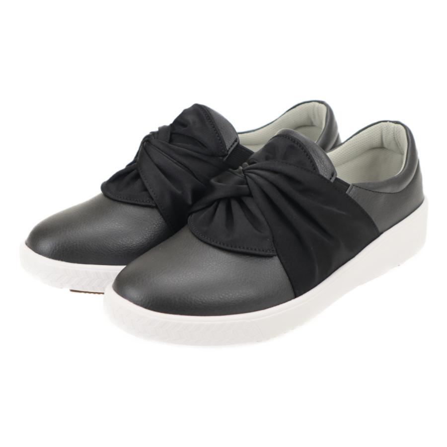 レディース スリッポン シューズ スニーカー 靴 リボン