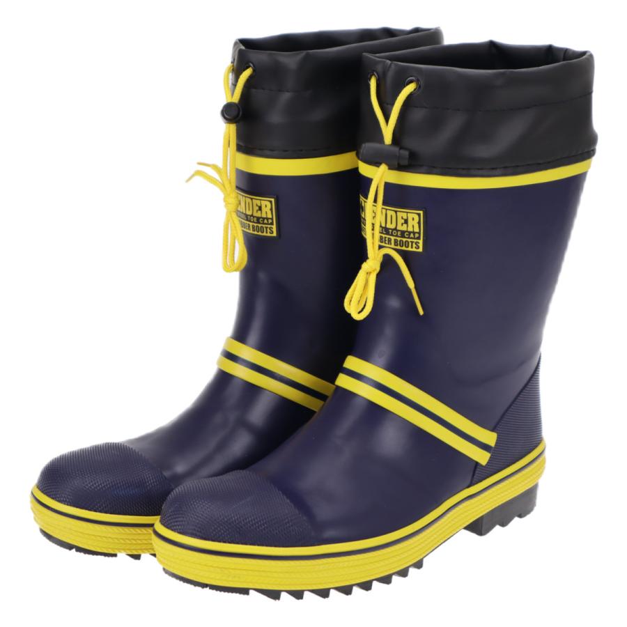 安全長靴 弘進ゴム KOHSHIN ペンダーセーフティー PSB-320 ネイビー ショート丈 メンズ セーフティーブーツ 先芯入り 長靴 | 