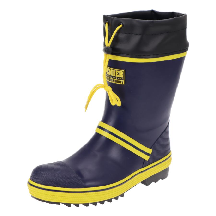 安全長靴 弘進ゴム KOHSHIN ペンダーセーフティー PSB-320 ネイビー ショート丈 メンズ セーフティーブーツ 先芯入り 長靴 |  | 01