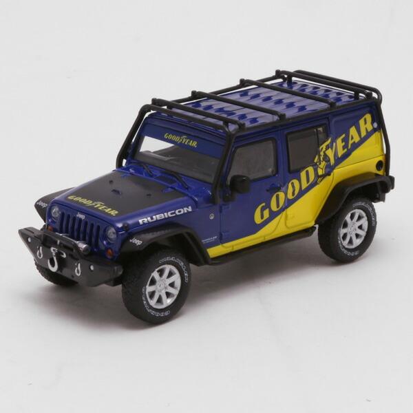 グリーンライト ミニカー ジープ ラングラーアンリミテッド 2016 1/43スケール ブルーイエロー ■ Jeep GREENLIGHT (86080) | グリーンライト