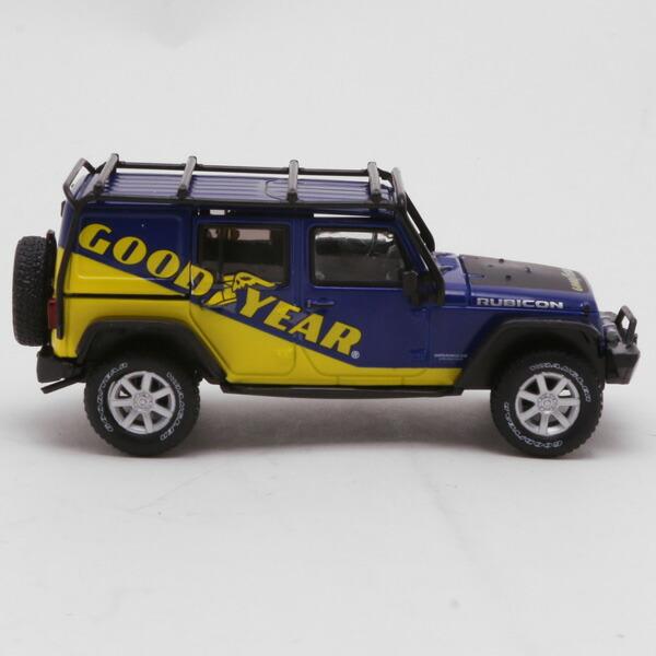 グリーンライト ミニカー ジープ ラングラーアンリミテッド 2016 1/43スケール ブルーイエロー ■ Jeep GREENLIGHT (86080) | グリーンライト | 02