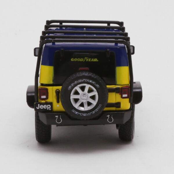 グリーンライト ミニカー ジープ ラングラーアンリミテッド 2016 1/43スケール ブルーイエロー ■ Jeep GREENLIGHT (86080) | グリーンライト | 03