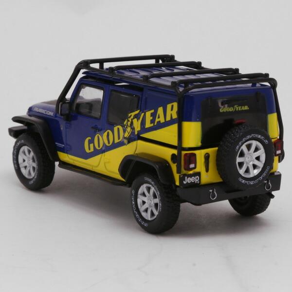 グリーンライト ミニカー ジープ ラングラーアンリミテッド 2016 1/43スケール ブルーイエロー ■ Jeep GREENLIGHT (86080) | グリーンライト | 04