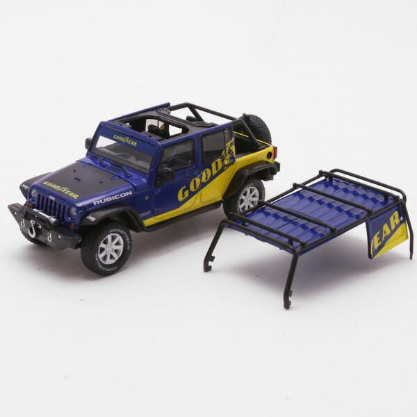 グリーンライト ミニカー ジープ ラングラーアンリミテッド 2016 1/43スケール ブルーイエロー ■ Jeep GREENLIGHT (86080) | グリーンライト | 05