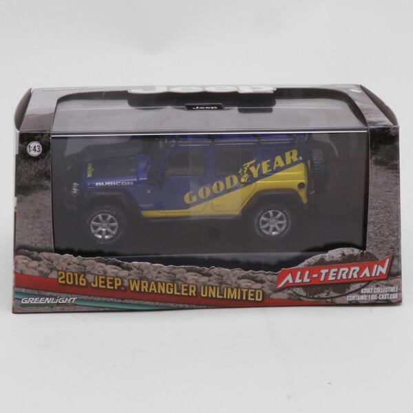 グリーンライト ミニカー ジープ ラングラーアンリミテッド 2016 1/43スケール ブルーイエロー ■ Jeep GREENLIGHT (86080) | グリーンライト | 06