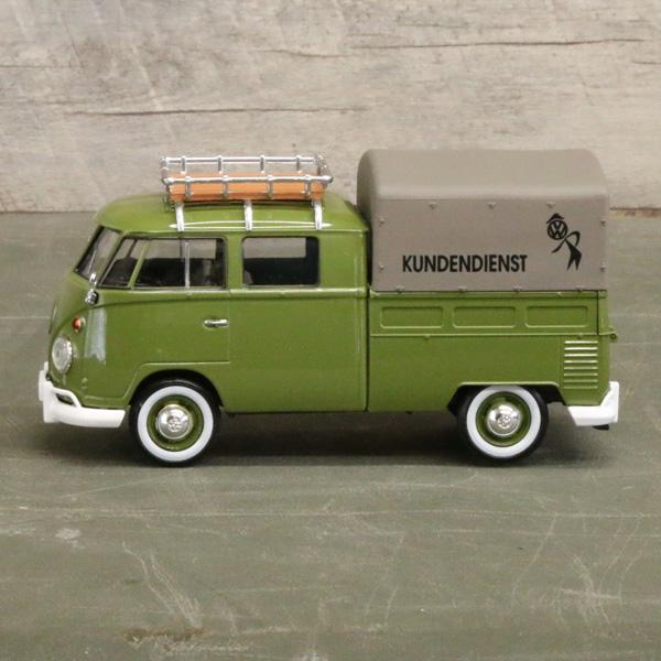 ミニカー モーターマックス フォルクスワーゲン ピックアップトラック 1/24スケール グリーン ■ MOTOR MAX Volkswagen 車 カー トイ おもちゃ | モーターマックス | 01