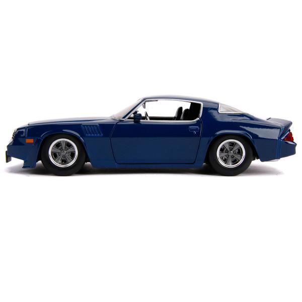 ジャダトイズ ミニカー ストレンジャー・シングス 1980 CHEVY CAMARO 1:24スケール コレクティブルコイン付き ■ JADATOYS シボレー シェビー カマロの画像