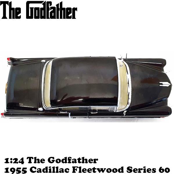 ミニカー The Godfather ゴッドファーザー 1955 キャデラック フリートウッド 60 シリーズ 1:24スケール ■ GREENLIGHT Cadillac Fleetwood 車 おもちゃ |  | 05