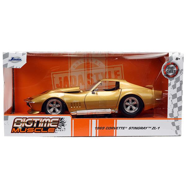 ジャダトイズ ミニカー 1969 CORVETTE STINGRAY ZL-1 ビッグタイム