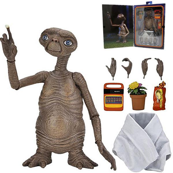 NECA E.T. 40周年記念 7インチ アクションフィギュア 高さ12cm □ ネカ