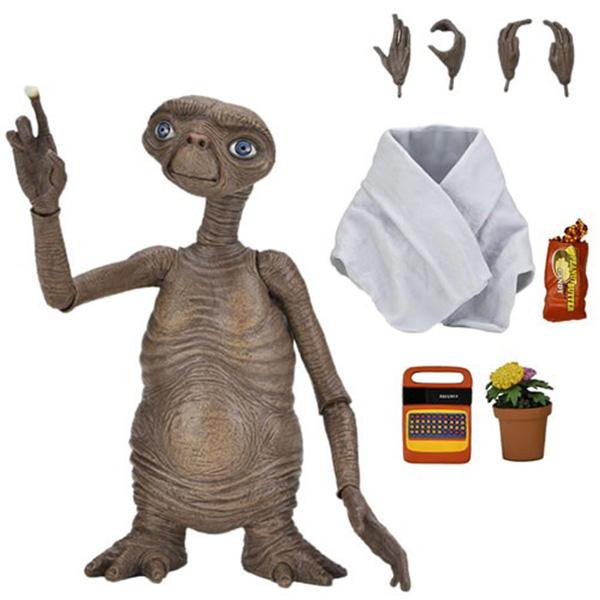 NECA E.T. 40周年記念 7インチ アクションフィギュア 高さ12cm