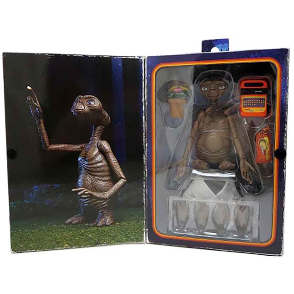 新品·1996年·アメリカ製!映画”ET“フィギュア NECA E.T. 40周年記念 7インチ アクションフィギュア 高さ12cm
