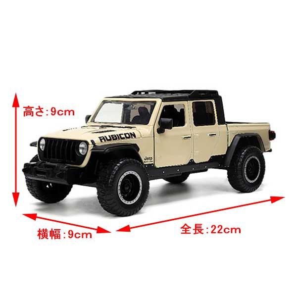 ジャダトイズ ミニカー 2020 Jeep Gladiator JUST TRUCKS 1:24スケール スペアタイヤ\u0026タイヤラック付き ■ JADATOYS ジープ グラディエーター_10