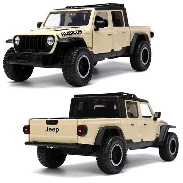 ジャダトイズ ミニカー 2020 Jeep Gladiator JUST TRUCKS 1:24スケール スペアタイヤ\u0026タイヤラック付き ■ JADATOYS ジープ グラディエーター_3