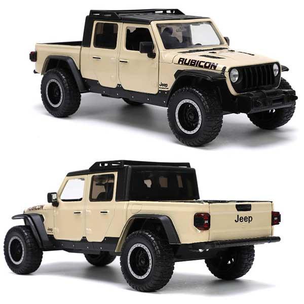 ジャダトイズ ミニカー 2020 Jeep Gladiator JUST TRUCKS 1:24スケール スペアタイヤ\u0026タイヤラック付き ■ JADATOYS ジープ グラディエーター_4