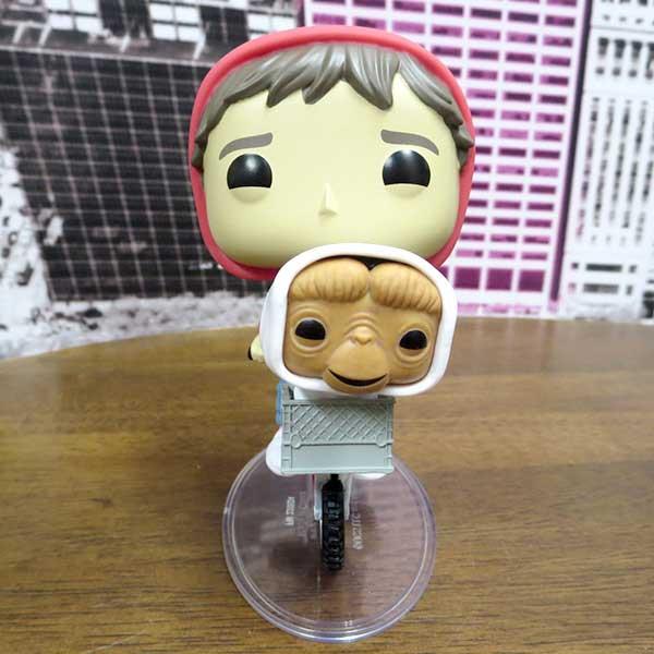 ファンコ E.T. エリオット&E.T. フィギュア 高さ11cm 透明スタンド付