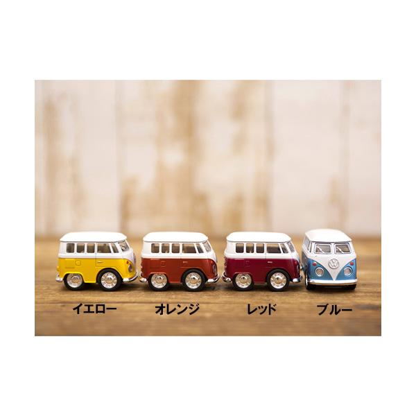 ミニカーフォルクスワーゲン ワーゲンバス Little Van ビビットカラー