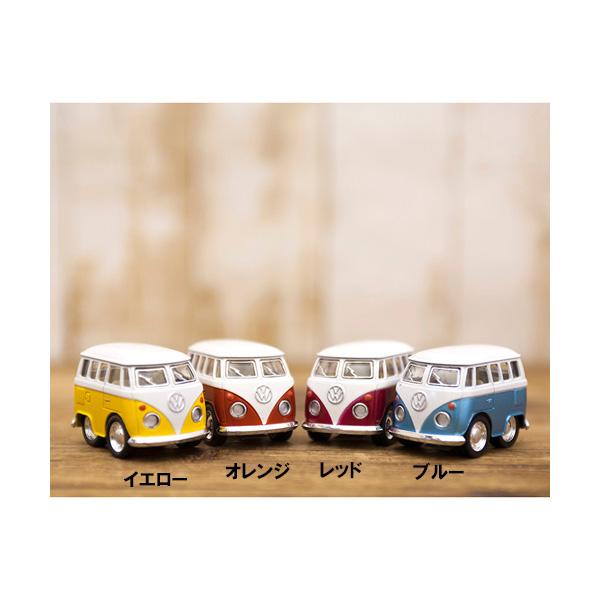 ミニカーフォルクスワーゲン ワーゲンバス Little Van ビビットカラー
