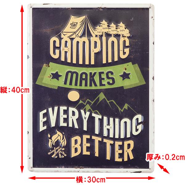 Feel Fan Fun Camping ポスター　サイン付　earthmix エンボス メタルサイン 