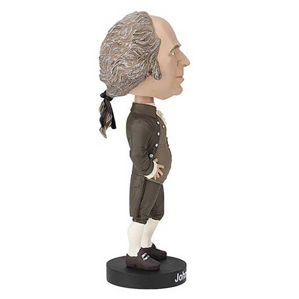 ロイヤルボブルズ ジョン・アダムズ ボビングヘッド ■ Royal Bobbles アメリカ大統領 首振り人形 フィギュア インテリア 雑貨の画像