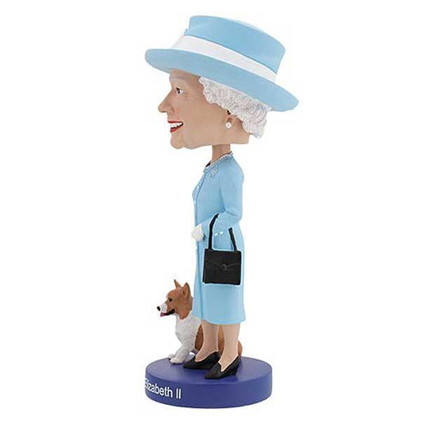 ロイヤルボブルズ エリザベス2世 エリザベス・アレクサンドラ・メアリー ボビングヘッド ■ Royal Bobbles イギリス女王 首振り人形 フィギュア_1