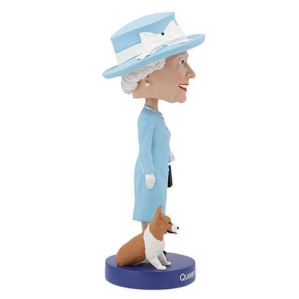 ロイヤルボブルズ エリザベス2世 エリザベス・アレクサンドラ・メアリー ボビングヘッド ■ Royal Bobbles イギリス女王 首振り人形 フィギュア_2
