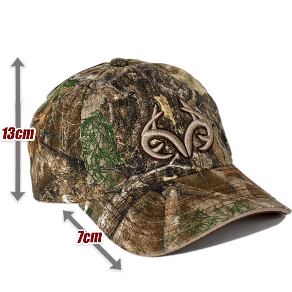 リアルツリー ロゴ 刺繍 キャップ メンズ ブレイズオレンジ リアル