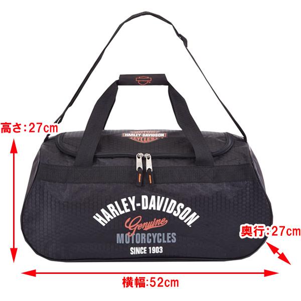 Harley-Davidson ダッフルバッグ 黒 新品未使用 Harley-Davidson® Bar & Shield Logo Zipper Rugged Graphic Duffel