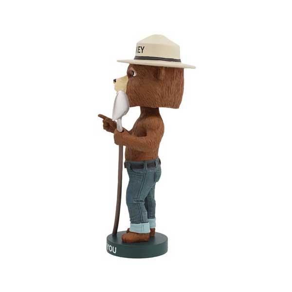 ロイヤルボブルズ スモーキーベア ボビングヘッド ■ Royal Bobbles Smokey Bear 首振り人形 フィギュアの画像