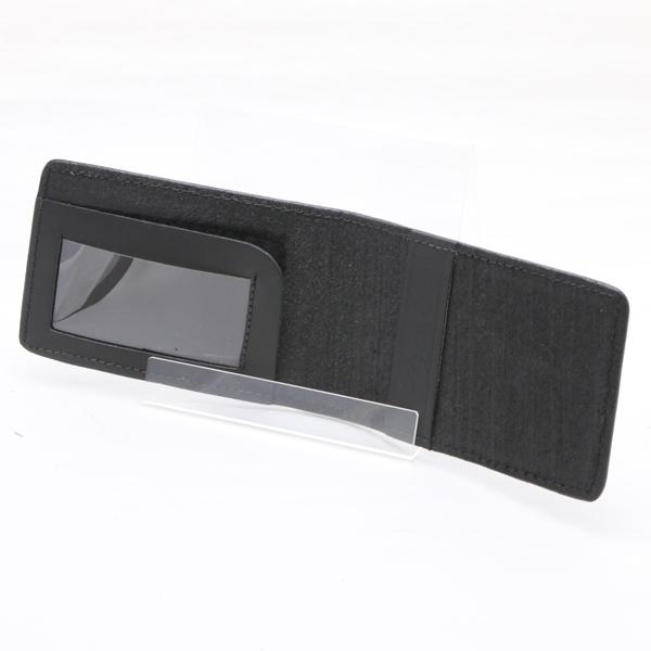 AKER エイカー 本革メモ帳カバー（レザーノートブックカバー） ブラック ■ アメリカ製 文具 手帳の画像