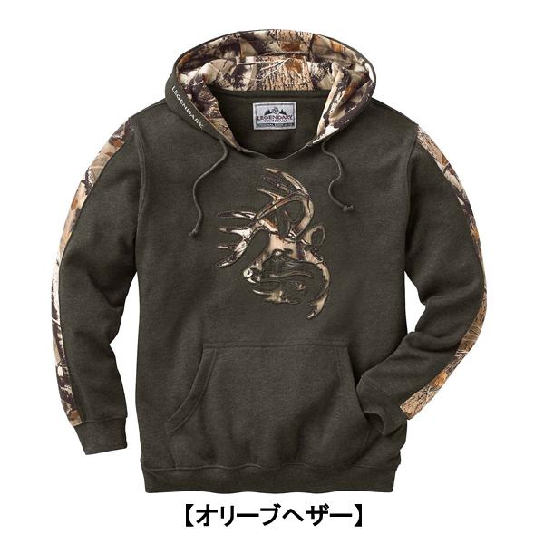 レジェンダリーホワイトテイルズ メンズ リアルツリーカモ フード付きパーカー Mサイズ Lサイズ ■ Legendary Whitetails 長袖 |  | 03